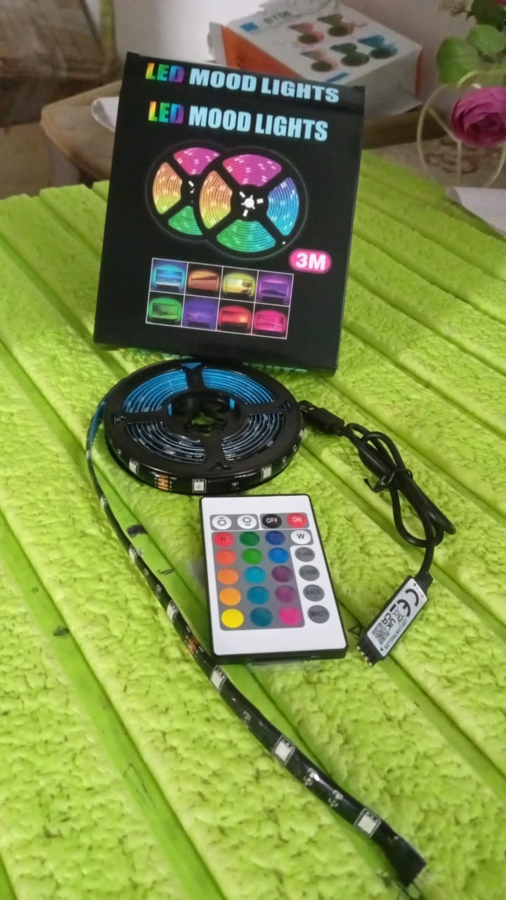 3M RGB LED Strip Lights, LED Mood Lights (1 Set) 3M RGB LED Strip Lights, LED Mood Lights (1 Set)